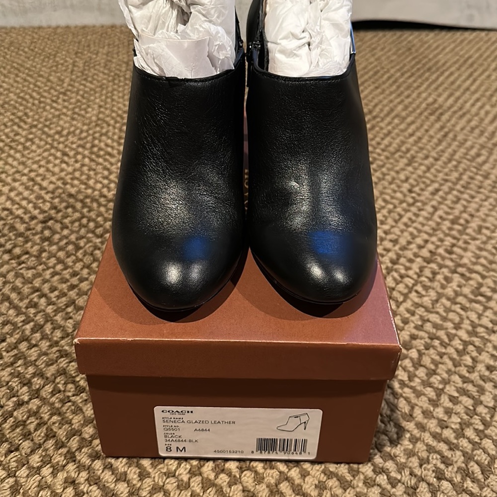 Coach Leather Booties - Picture 2 of 3